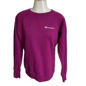 Champion Authentic Women Actiwear Purple Sweater Size S